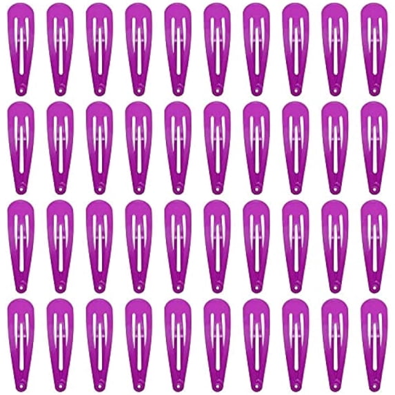 40-pack 2-inch hair clips for women, metal snap-on hair clips, accessories
