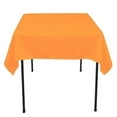 thumbnail image 1 of 40 pack 60"x 60" Square Overlay Tablecloth 100% polyester Wholesale Wedding", (Color: Orange), 1 of 1