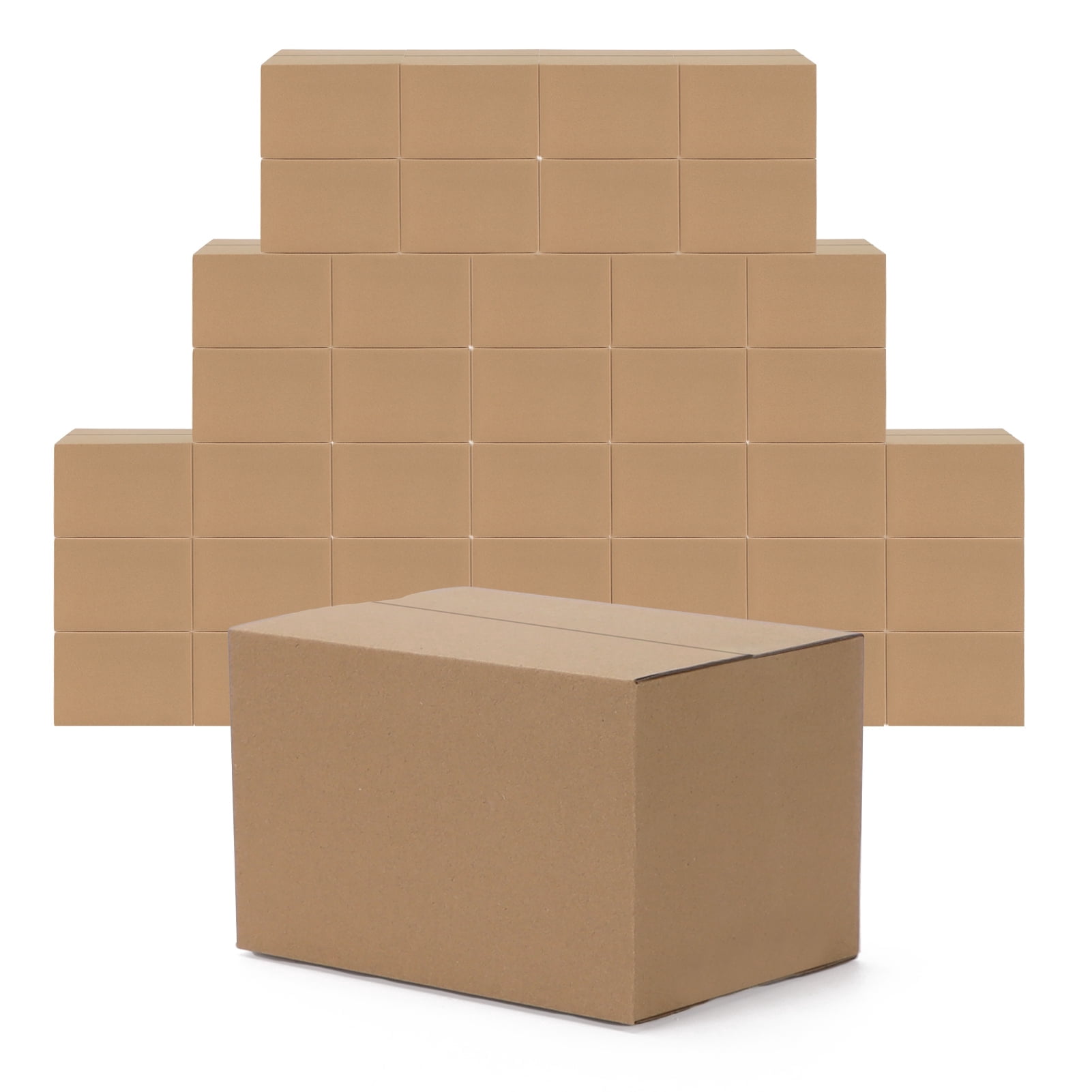 (40 pack)7x5x5 inches Shipping Boxes, Brown Corrugated Cardboard Box Literature Mailer