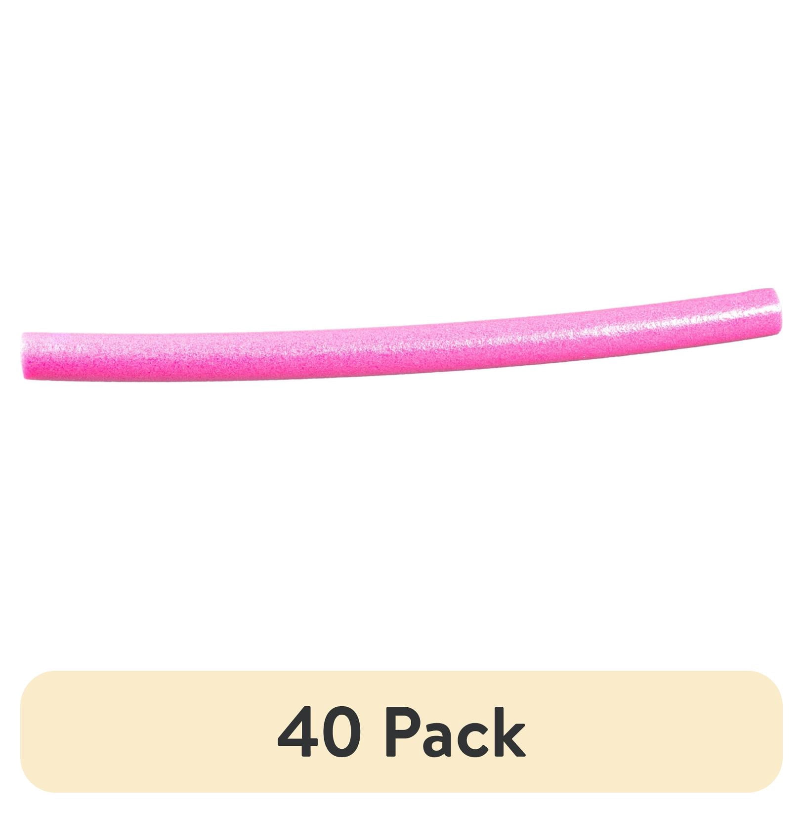 (40 pack) Big Joe Swim Pool Noodle (Single Unit), Pink, 50 inches long ...