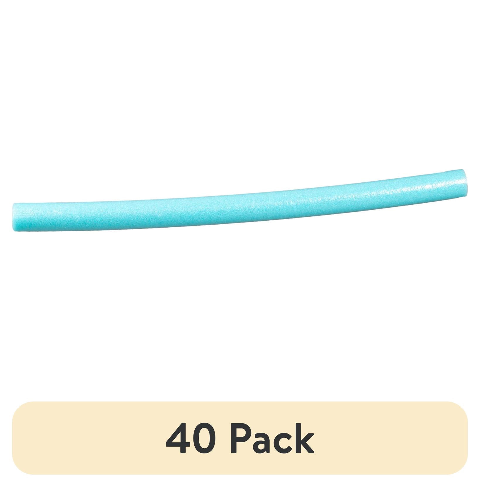 (40 pack) Big Joe Swim Pool Noodle (Single Unit), Teal, 50 inches long, 2.25 inches wide