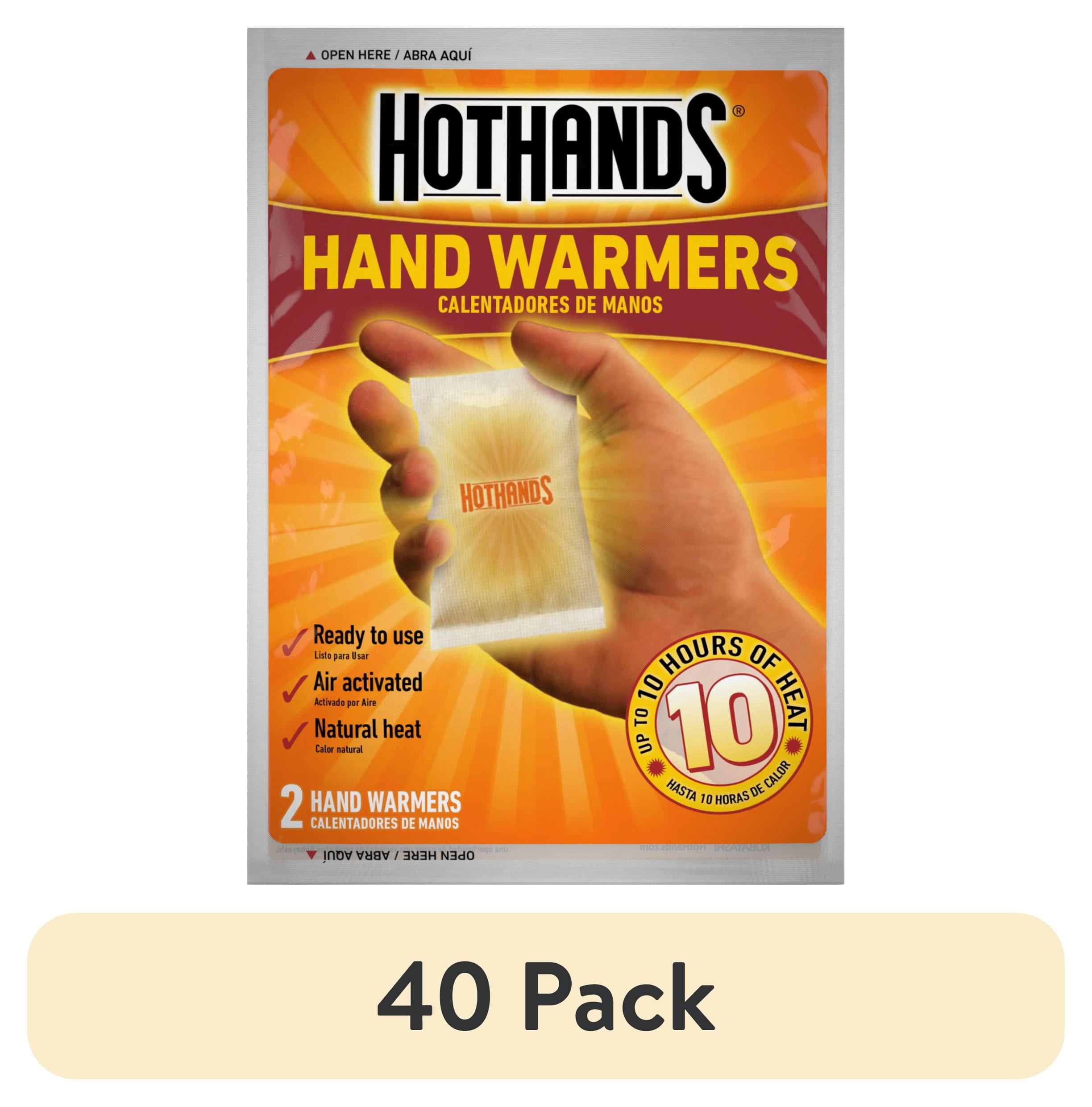 (40 pack) HotHands Hand Warmers, 1 Pair Pack up to 10 hours of heat
