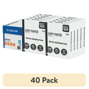 (40 pack) Pen+Gear Copy Paper, 8.5" x 11", 92 Bright White, 20 lb., 10 Ream Case (5,000 Sheets)