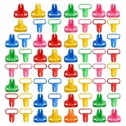40 pack Plastic Balloon Knotter Tools, Random Color Balloon Tying Tool Set for Birthday and Wedding Decorations, Compact for Easy Storage and Carrying