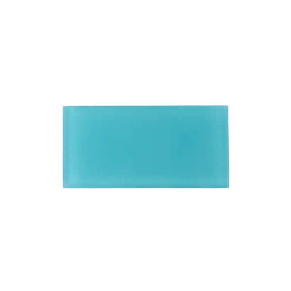 40 pack Sky Blue 3 in. x 6 in. Matte Finished Glass Subway Wall Tile (5 sq. ft./Case)