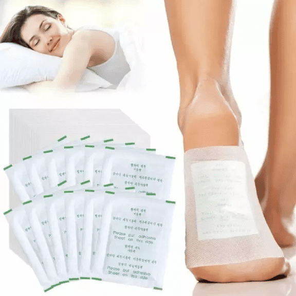 40 pads Natural Organic Herbal Detox Foot Pads Stress Pain Relief Sleep Deep Cleansing
