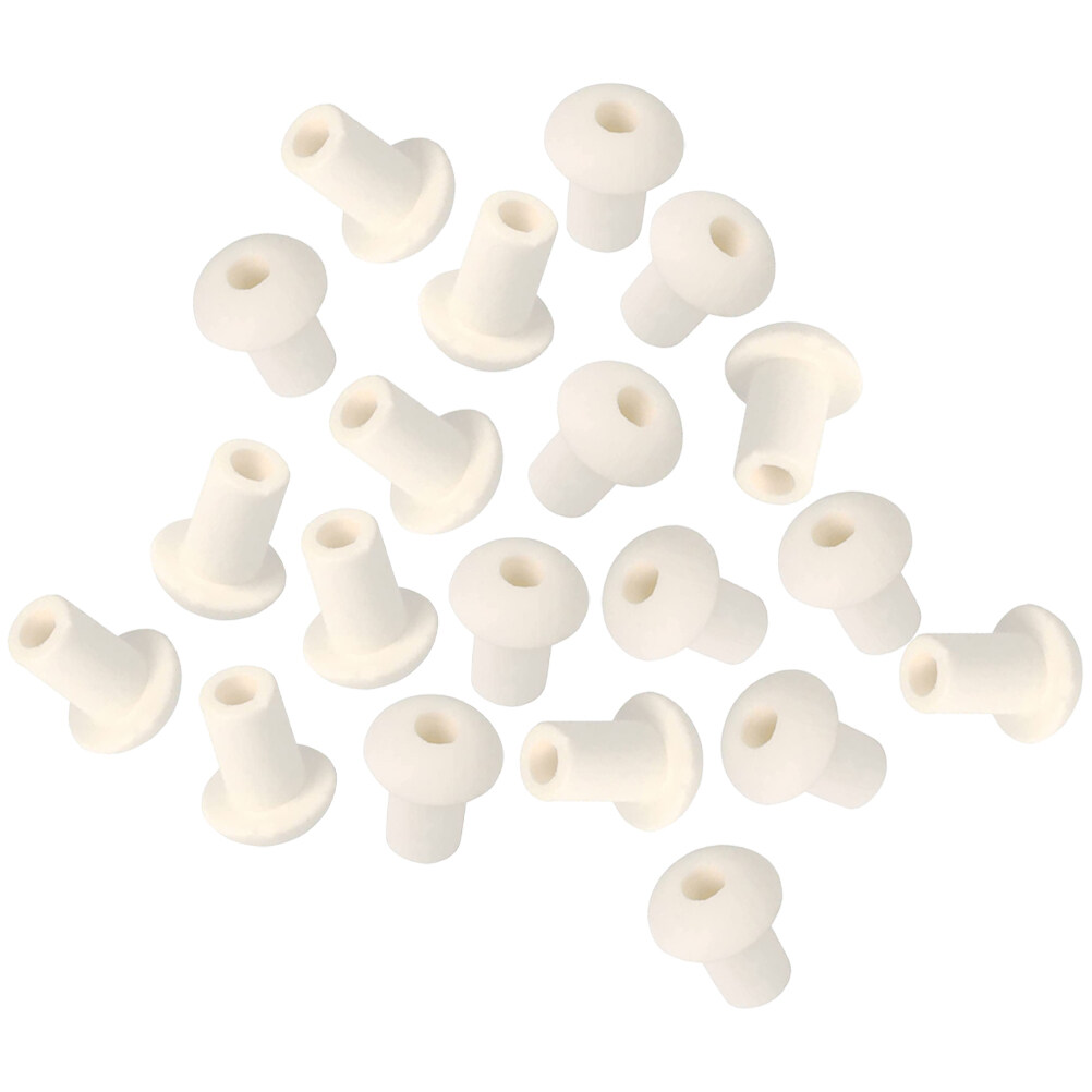 40 pcs Ceramic Wick Holder Oil Lamp Accessories Oil Lamp Wick