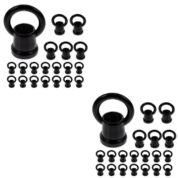 40 pcs Eye Nuts Hanging Lamp Chandelier Hooks Hanging Light Hook for Ceiling