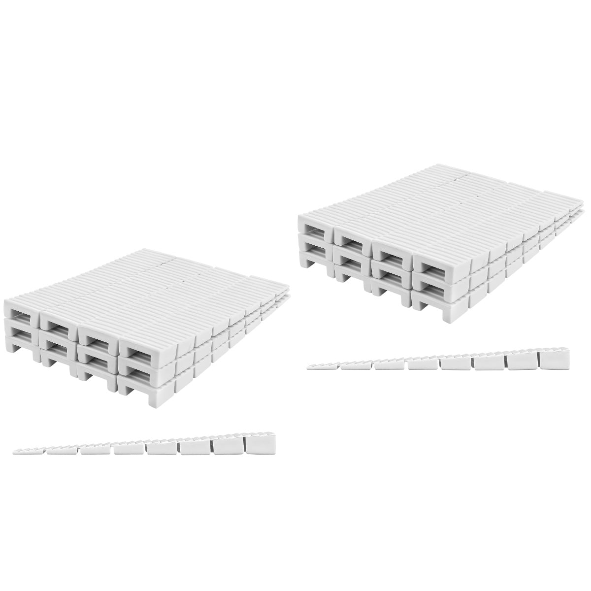 40 pcs Furniture Levelers Adjustable Plastic Shims Antislip