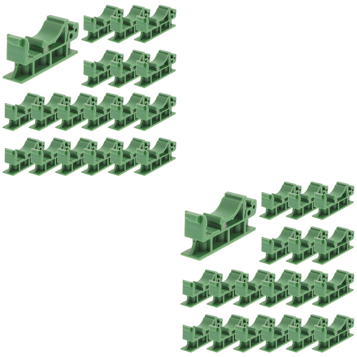 40 pcs PCB DIN Rail Mounting Adapter PCB Mount Holder Professional Rail