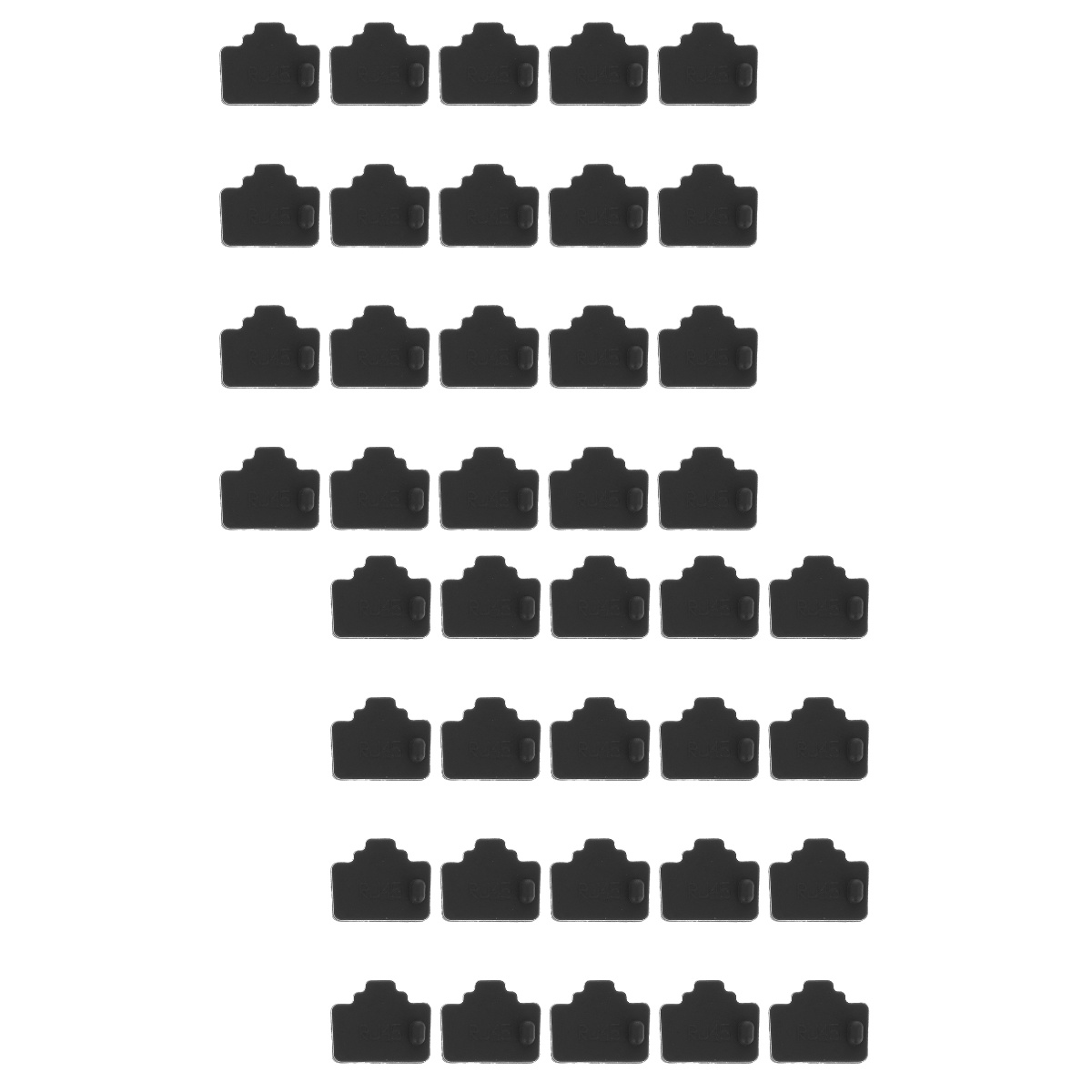Dust Cap Router 40 pcs Router Port Dust Cover Dust Ethernet Plug Hub Interface Caps ...