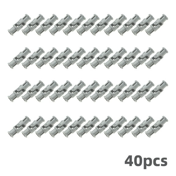 40 pcs Technic Universal U Joint 3L Lot Pack Robot Motor Robotics Advanced Building mindstorms EV3 NXT Part Piece 61903 62520c01Random Color