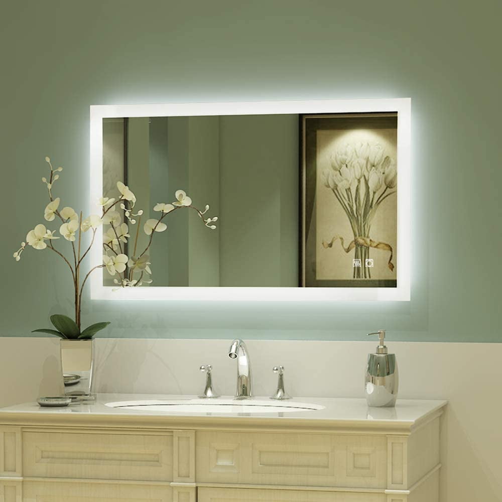 40 x 24 inch Backlit LED Lighted Bathroom/Vanity Mirror+Anti Fog