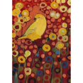 thumbnail image 1 of 40 x 28 in. Canary Field of Flowers House Flag, 1 of 1
