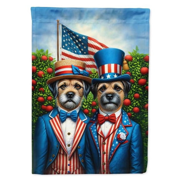 40 x 28 in. Unisex All American Border Terrier Polyester House Flag