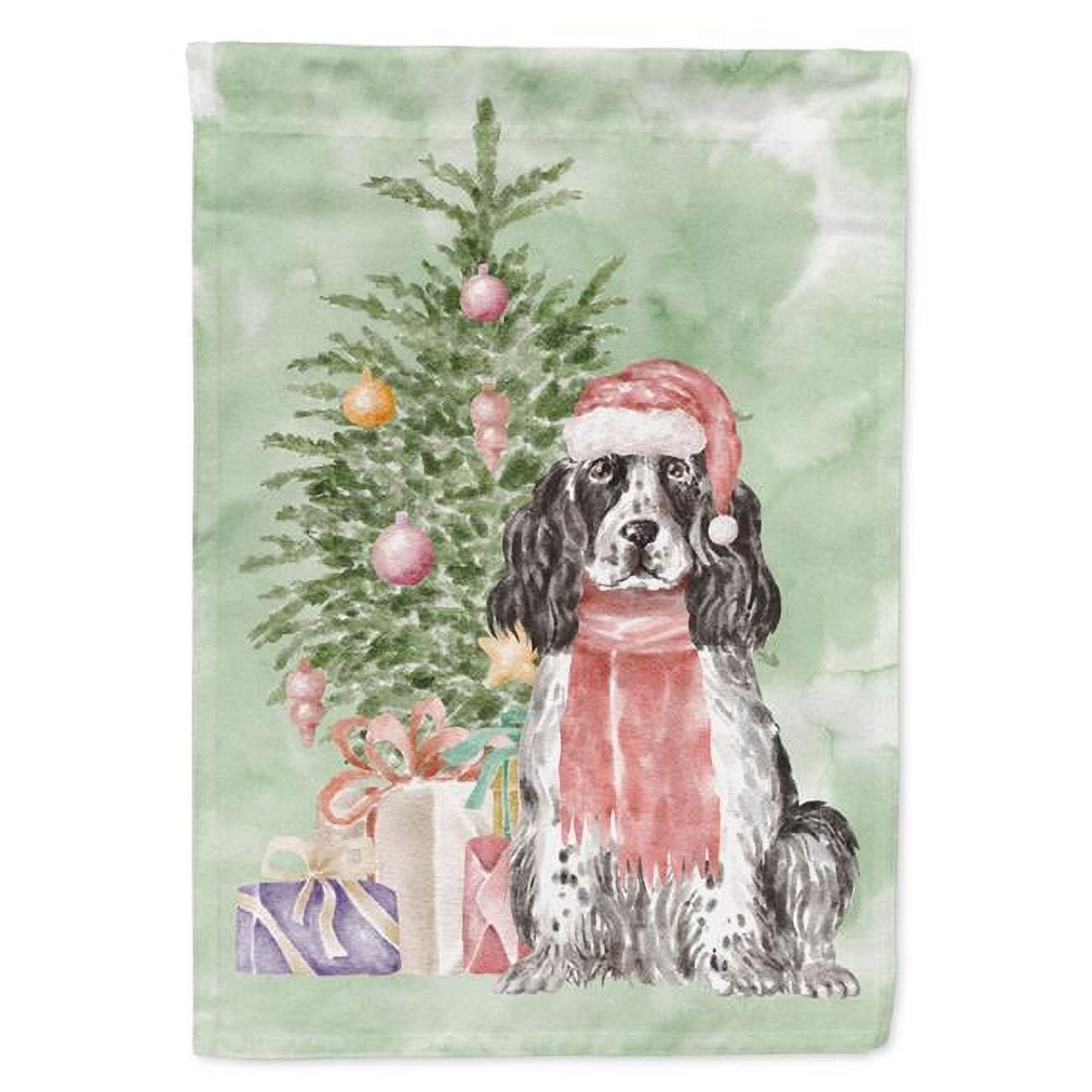 Caroline's Treasures CK2017CHF Under The Tree Black Parti Cocker