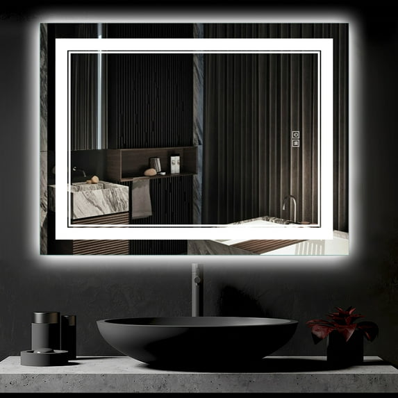 40" x 32" Modern Vanity LED Mirror