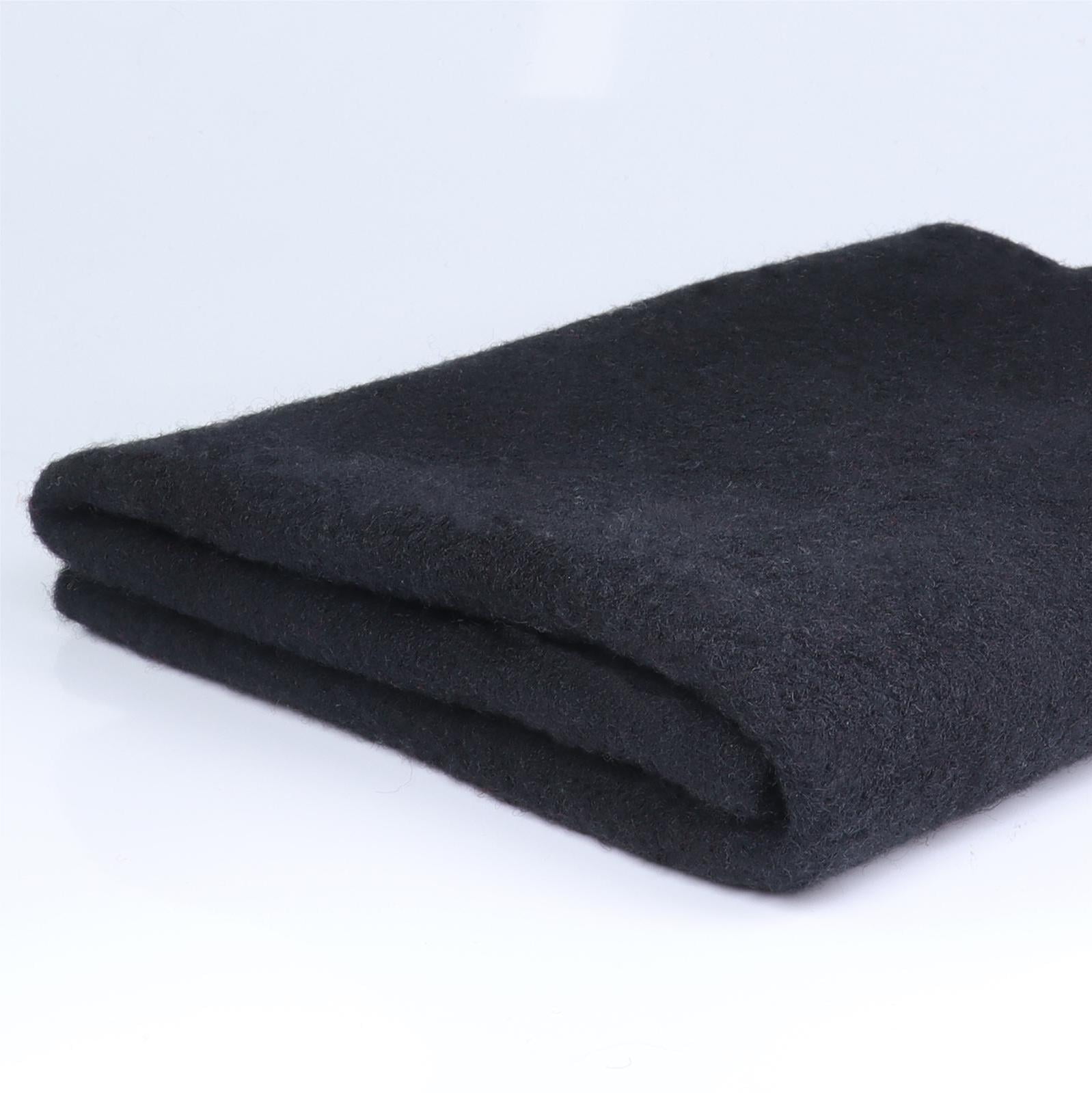 40" x 39" Wool Felt Precut Sewing & Craft Fabric, Black