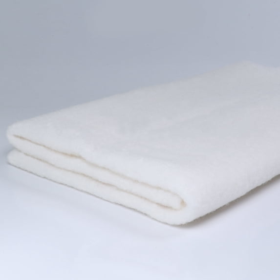 40" x 39" Wool Felt Precut Sewing & Craft Fabric, White