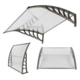 40"x 40" Window Awning Garden Canopy Hollow Sheet Front Door Canopy