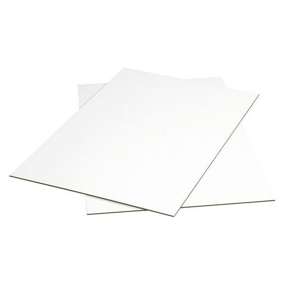 Box Partners Corrugated Sheets 48" x 40" White 5/Bundle SP4048W