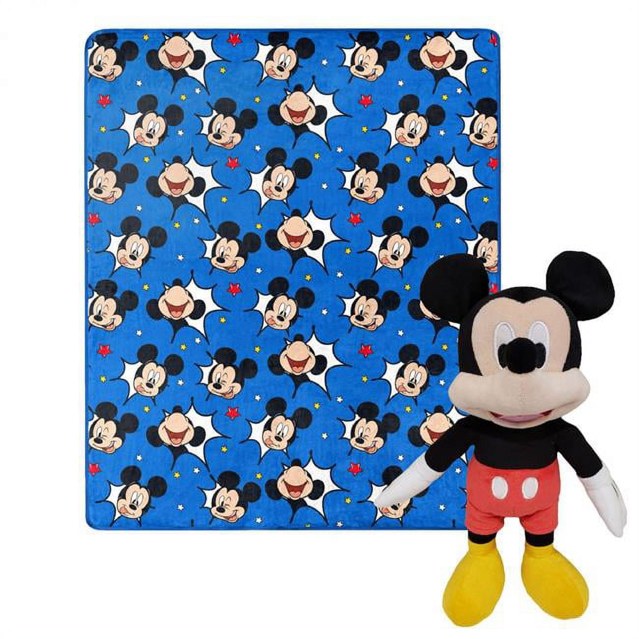 40-x-50-in-mickey-mouse-faces-silk-touch-with-plush-hugger-walmart