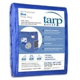 thumbnail image 1 of KOTAP 40 x 60 Ft. All-Purpose Protection/Coverage 5-mil Poly Tarp, Waterproof, Blue, TRA-4060, 1 of 6