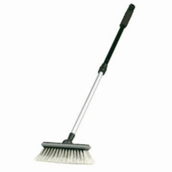 40 x 8 in. Wide Telescoping Handle Extends Flow Through Wash Brush with On & Off Water Control