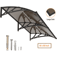 thumbnail image 1 of 40"x 80" Canopy Awnings with Separate Drainage Sink for Outdoors Window Balcony Yard, 1 of 11