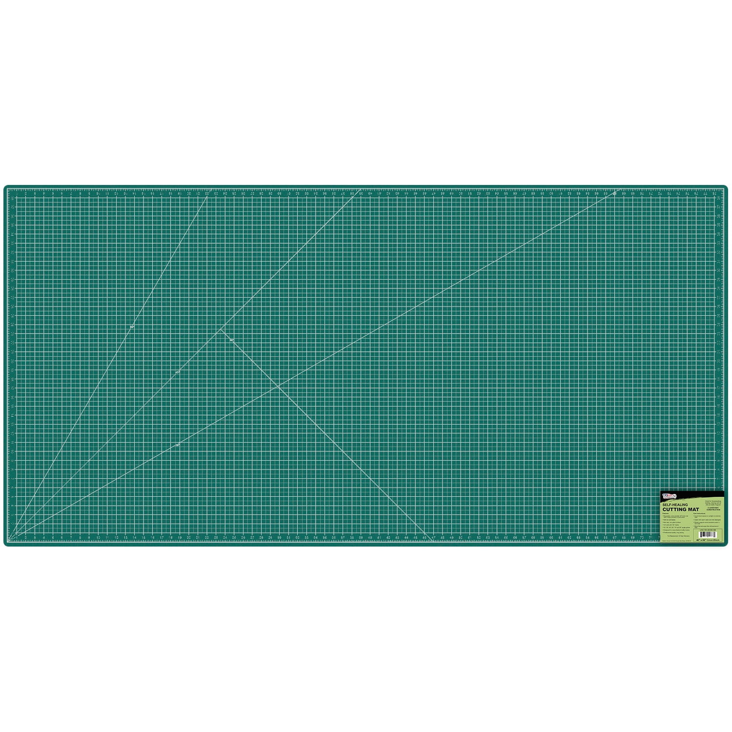green Cutting mats XXL, 180 x 90 cm, self-healing