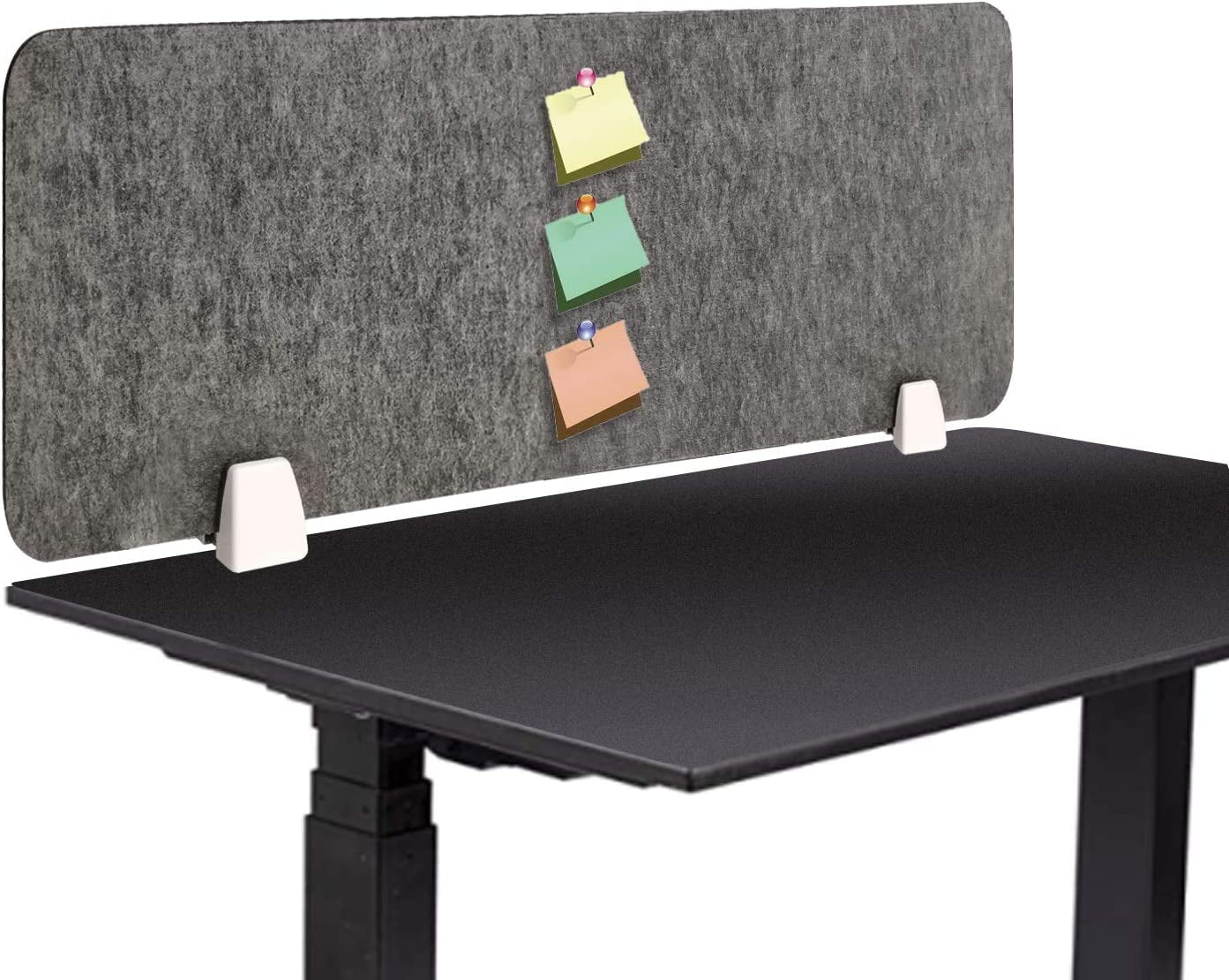 Removable Cubicles 40''x12'' Privacy Panel Clamp-on Acoustic Desk Divider Freestanding ...
