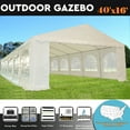 thumbnail image 1 of 40'x16' PE Waterproof Party Tent Wedding Canopy Shelter - White - By DELTA Canopies, 1 of 4