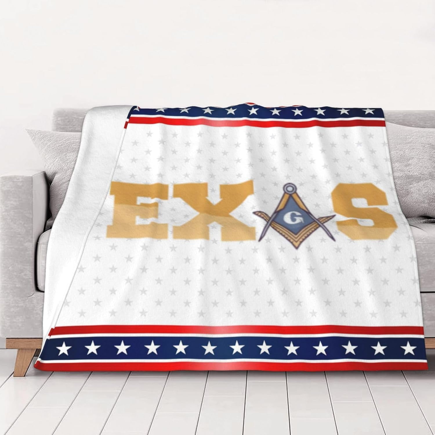40"x30" Texas Masonic Sign Father Gift Blanket Throw Blankets Couch
