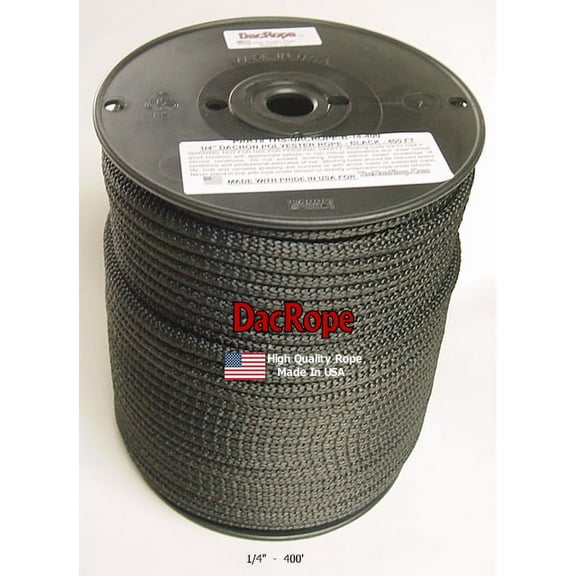 400' - 1/4" Ham Radio Antenna Support Rope - First Quality Polester Rope for, DIPOLE, Long Wire and other Antennas
