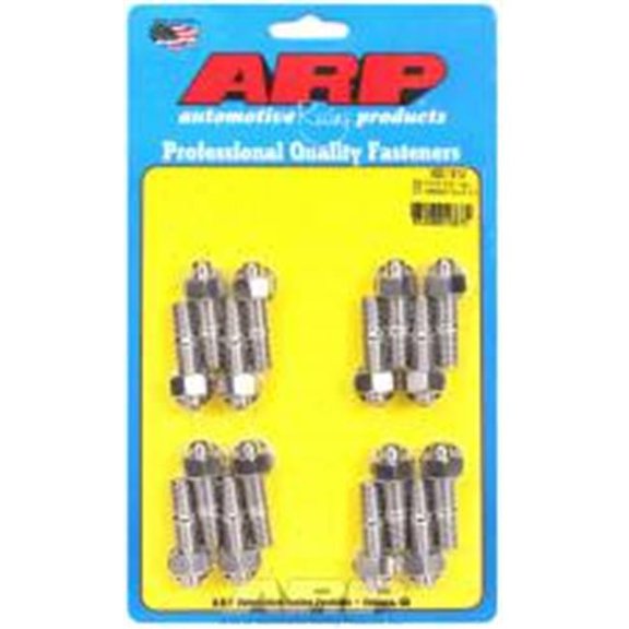 400-1414 0.37 x 1.67 in. Hex Stainless Steel Header Stud Kit for Small Block Chevy - Pack of 16