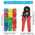 thumbnail image 1 of VE Wire Connector Insulated Terminals, 700-Piece Set, 1 of 7