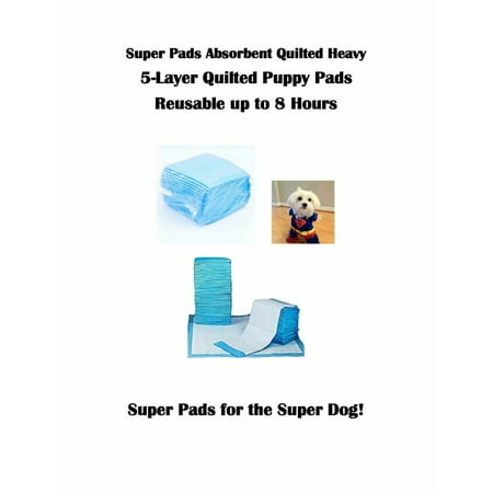400 23x24" Super Pads Absorbent Quilted Heavy 5-Layer Quilted Puppy Pads Reusable up to 8hr