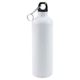 thumbnail image 1 of 400/500/600/750ml White Blank Sublimation Water Bottle with Screw Cap Carabiner Hook Aluminum Outdoor Sports Leakproof Kettle for Heat Press Printing, 1 of 15