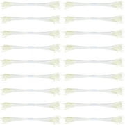 400500Pcs Double Heads Flower Stamen Pistil 0.5mm Plastic Floral Handmade Core Artificial Flowers Pollens Stamen for Wedding Flower Making Scrapbook DIY Crafts Card Decoration Gold
