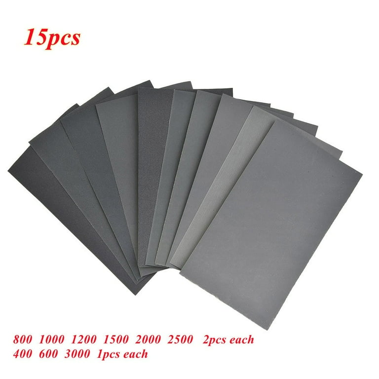 400 600 3000 800 1000 1200 1500 2000 2500 Grit Sandpaper Wet/Dry