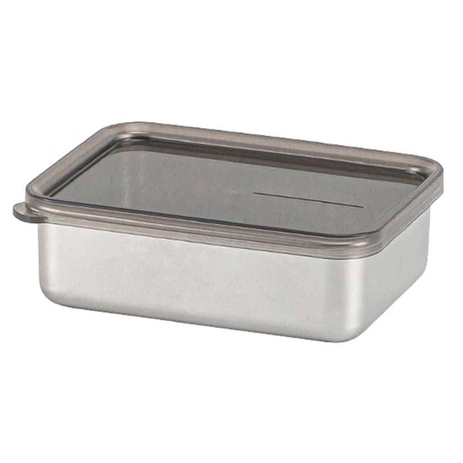 13OZ Bacon Containers with Airtight Lids, 304 Stainless Steel Deli Meat Keeper, Stackable Food