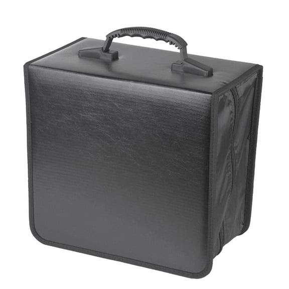 400 Capacity CD/DVD Storage Organizer Case Portable, High Capacity CD Holder for Home and Travel