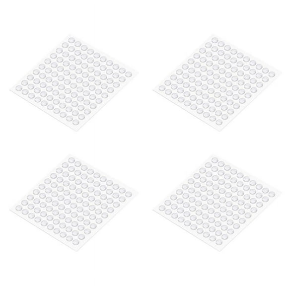 400 Capsules Self-Adhesive Rubber Furniture Bumper Pads for Doors Cabinets Drawers Furniture Glass Tables Crafts