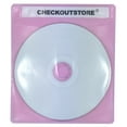 thumbnail image 1 of (400) CheckOutStore Premium CD Double-sided Storage Plastic Sleeve (Pink), 1 of 1