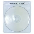 thumbnail image 1 of (400) CheckOutStore Premium CD Double-sided Storage Plastic Sleeve (White), 1 of 1