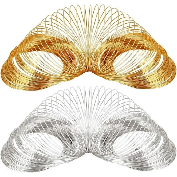 400 Circles Memory Wire 22 Gauge Steel Jewelry Wire for Jewelry Making Necklaces and DIY Cable Wire colorful DIY