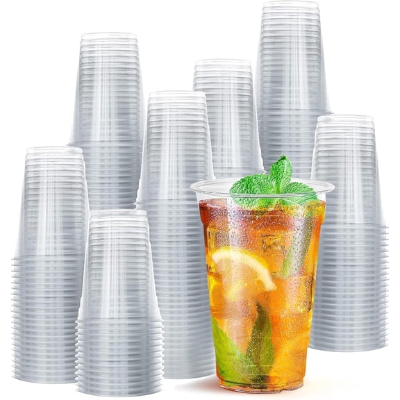 400 Clear 16 oz Plastic Cups Style 400 Cups No Lids