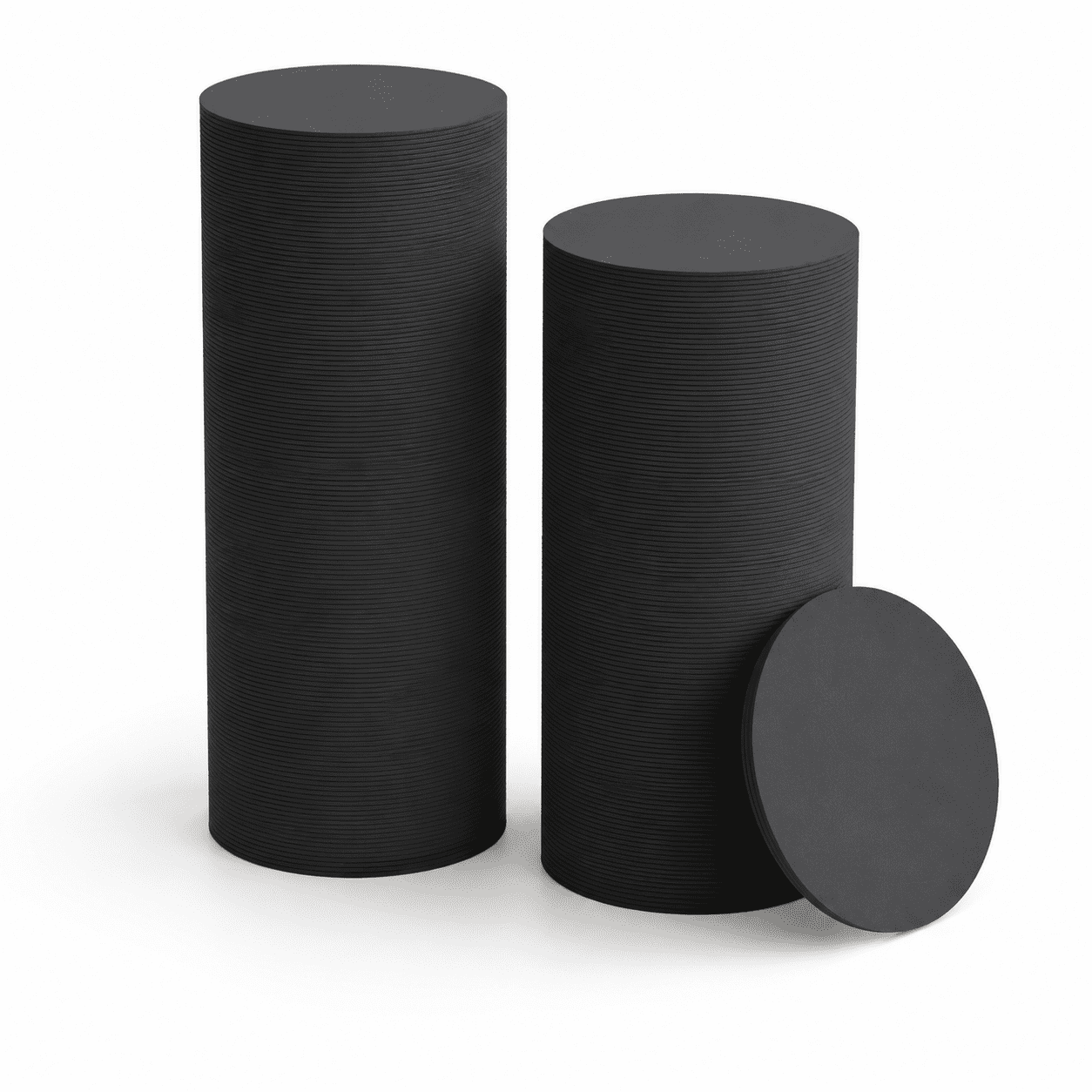 400 Count Black 4 Inch Disposable Absorbent Paper Drink Coasters ...