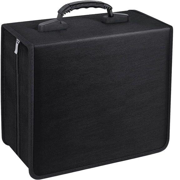 400 Disc CD DVD Organizer Holder Storage Case Bag Wallet Album Media Video, Black