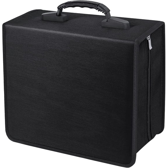 400 Discs Portable CD DVD Organizer Storage Koskin Wallet Holder Bag Case